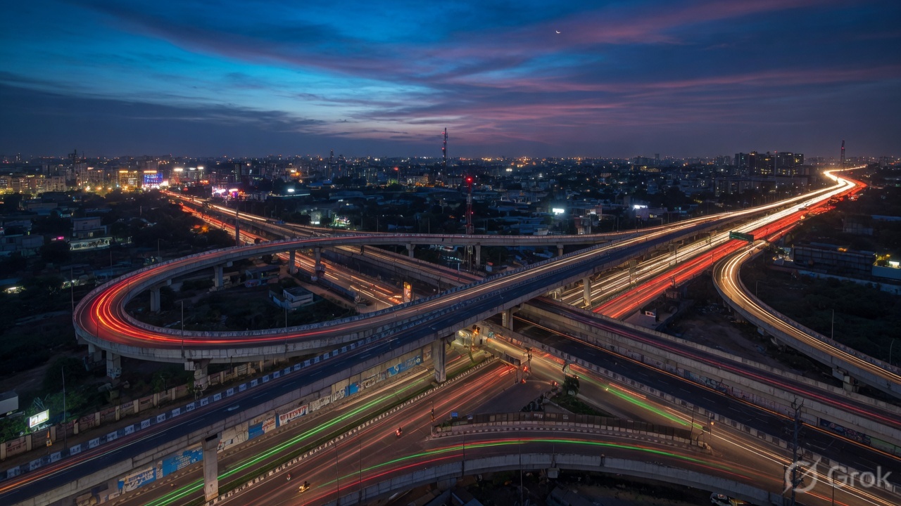 Highway and flyover infrastructure