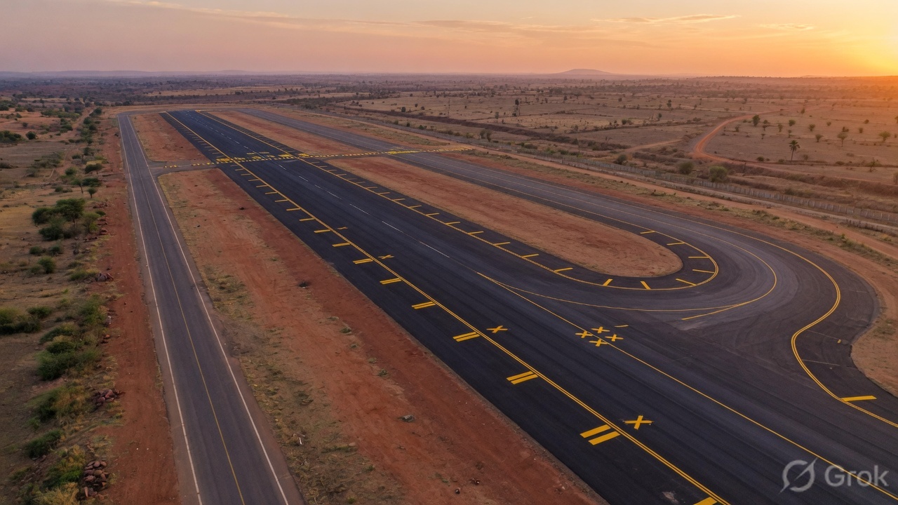 Runway pavement